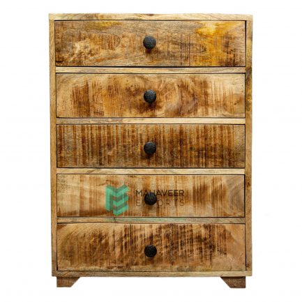 5 Drawer Rustic Chest of Drawers - ME10101