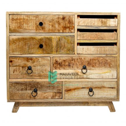9 Drawers Rustic Chest of Drawer - ME10108