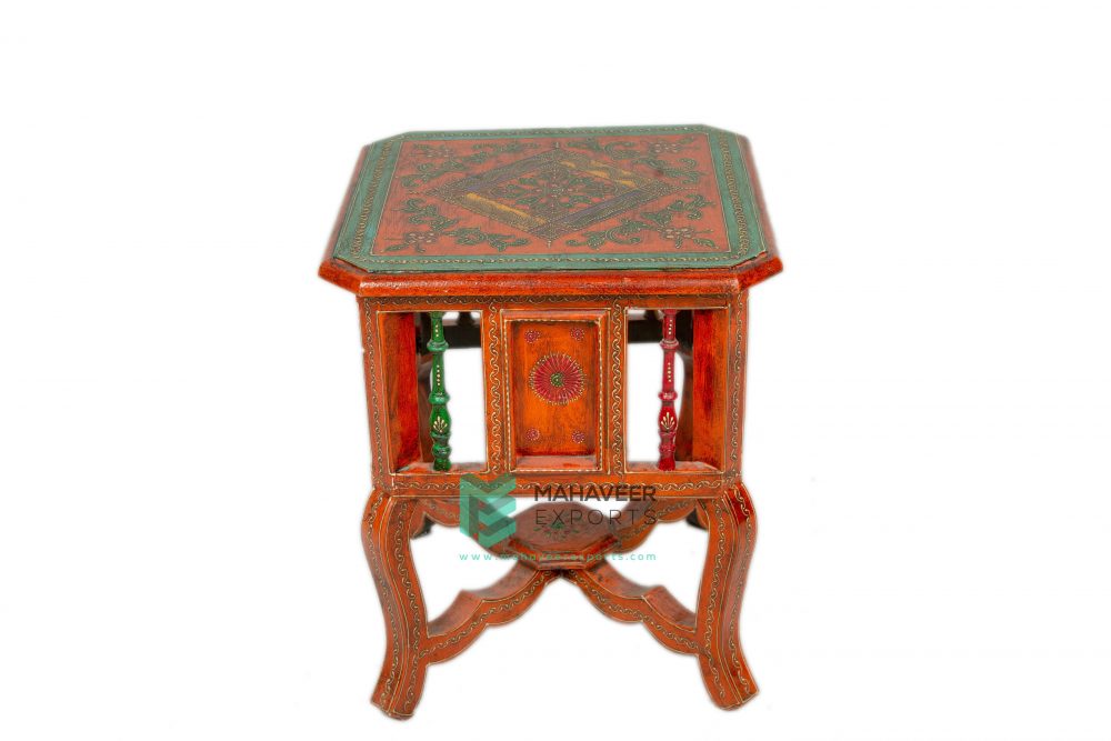 Fine Emboss Painted Side Table
