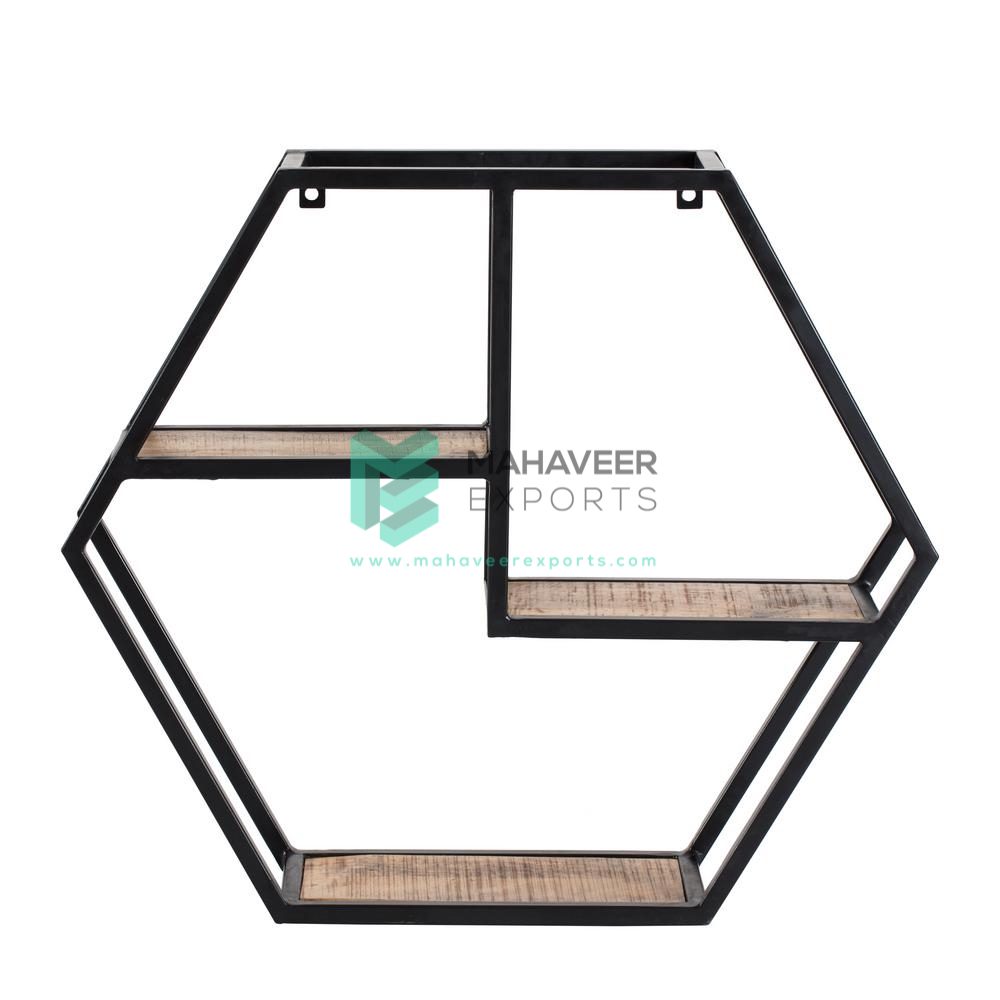 Industrial Hexagonal Wall Hanging - MEI0075