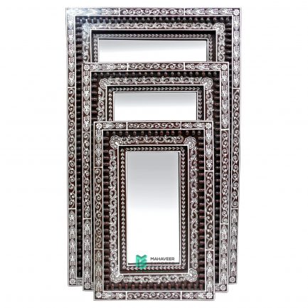 Wooden Painted Mirror Frame Set of 3 – ME10588