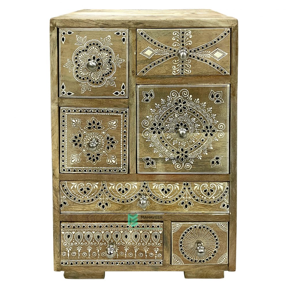 7 Drawer Fine Hand Painted Chest Of Drawers - ME10637