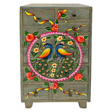 10 Drawer Fine Hand Painted Chest Of Drawers - ME10638