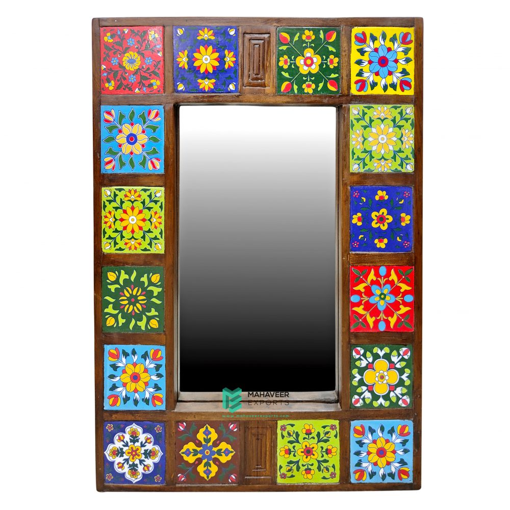 Tiles Fitted Wooden Mirror Frame – ME10647