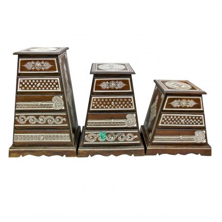 Painted Chest of Drawers Set of 3 - ME10667
