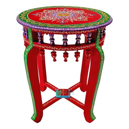 Wooden Hand Painted Stools Set of 3 - ME210324