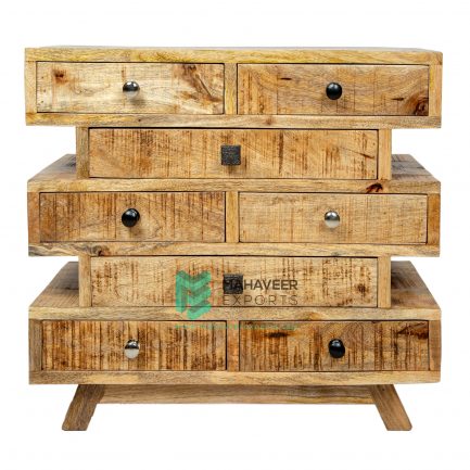 8 Drawer Rustic Chest of Drawers - ME10102