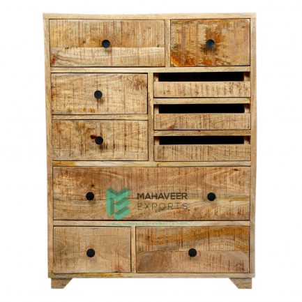10 Drawers Rustic Chest of Drawer - ME10107