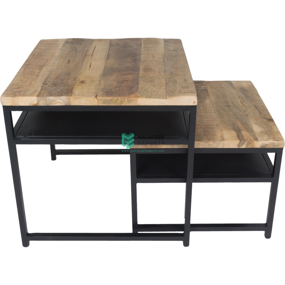 Industrial Coffee Table Set of 2