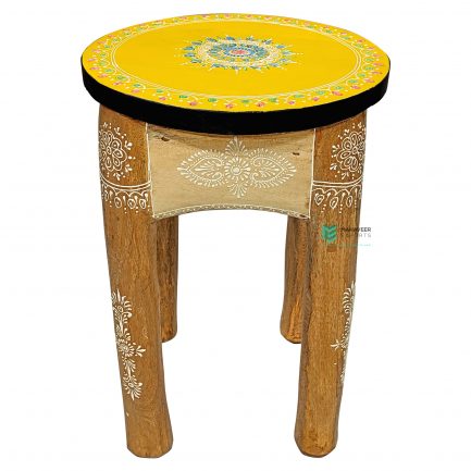 Wooden Fine Painted Stool – ME10737