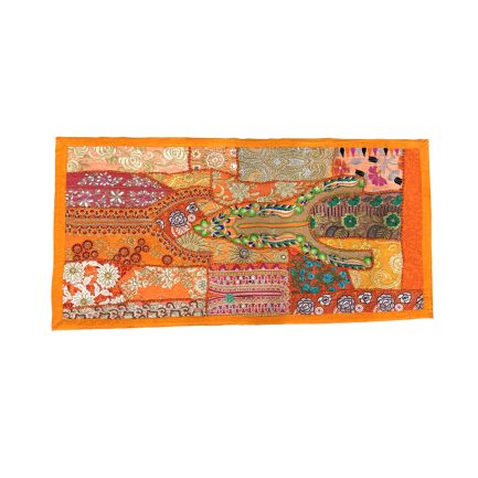 Indian Beaded Handmade Neck Design Table Runner Orange - ME240045024-8